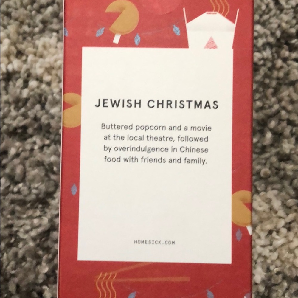 JEWISH CHRISTMAS HOMESICK CANDLE - Picture 3 of 8